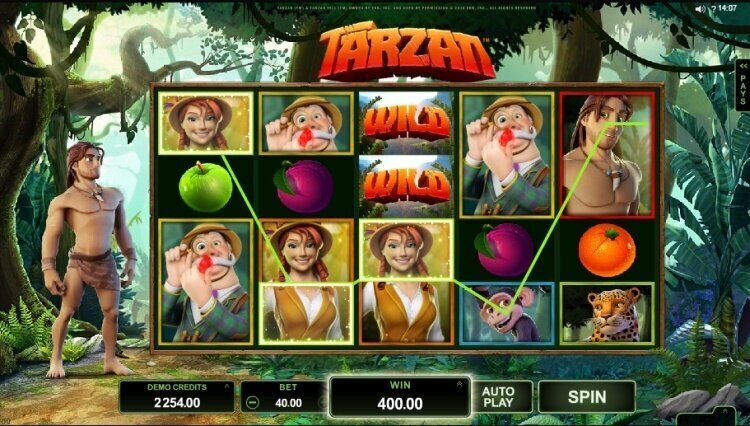 Tarzan review microgaming big win