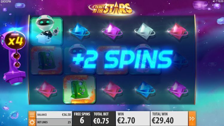 Ticket to the stars slot review Quickspin