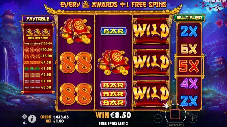 Treasure Horse slot review pragmatic play bonus win