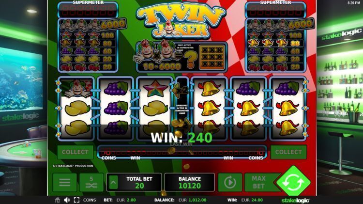 twin joker slot review stakelogic