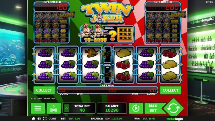 twin joker slot review stakelogic win