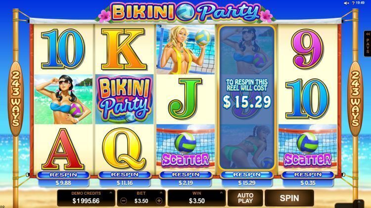 bikini-party gokkast review Microgaming