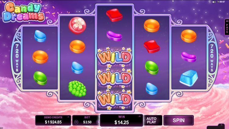 candy-dreams-gokkast review microgaming
