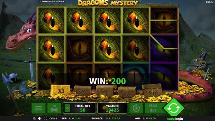 Dragon's Mystery slot stakelogic win 2