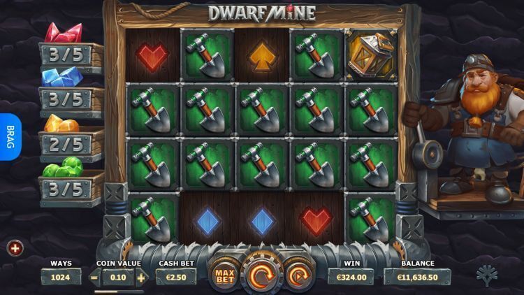 Dwarf Mine slot yggdrasil review