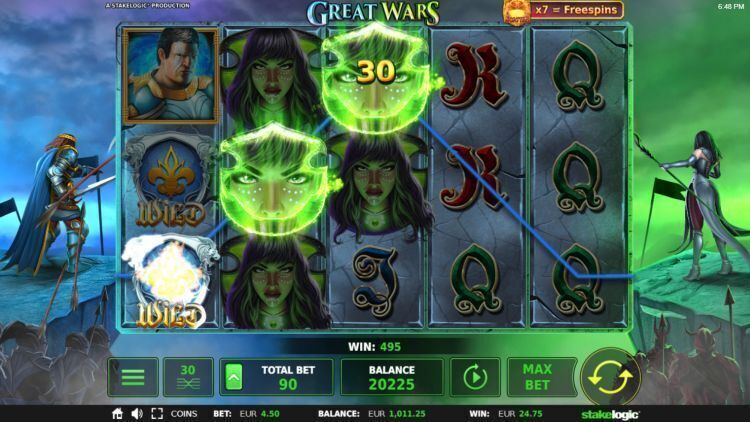 Great Wars slot review stakelogic