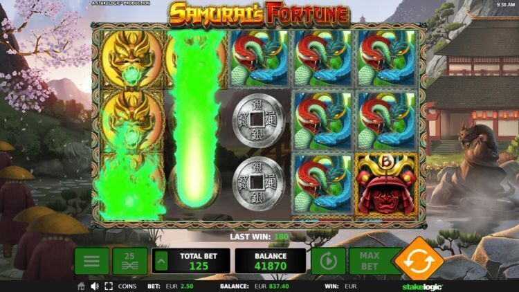 samurais-fortune-slot review stakelogic feature