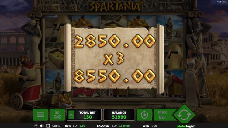 spartania-gokkast review big win