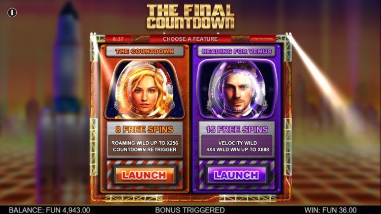 The Final Countdown slot big time gaming review