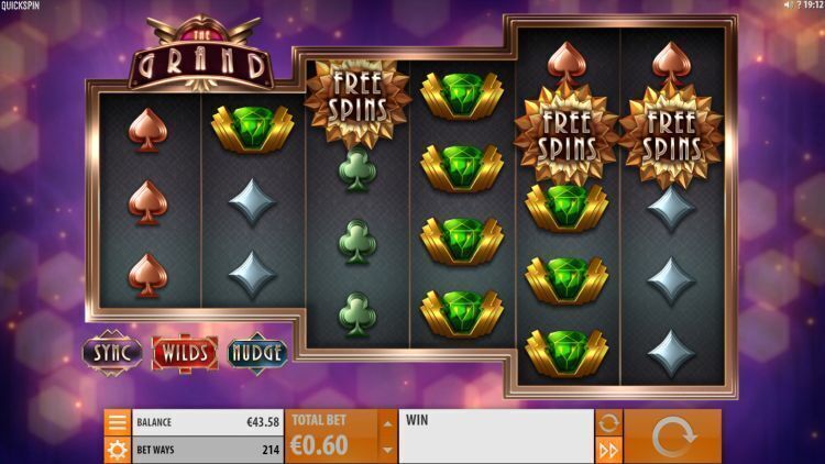 The grand slot review Quickspin bonus trigger