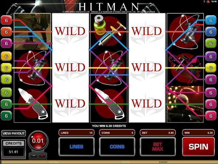 hitman microgaming slot review wilds win