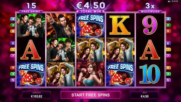 karaoke-party slot review bonus trigger