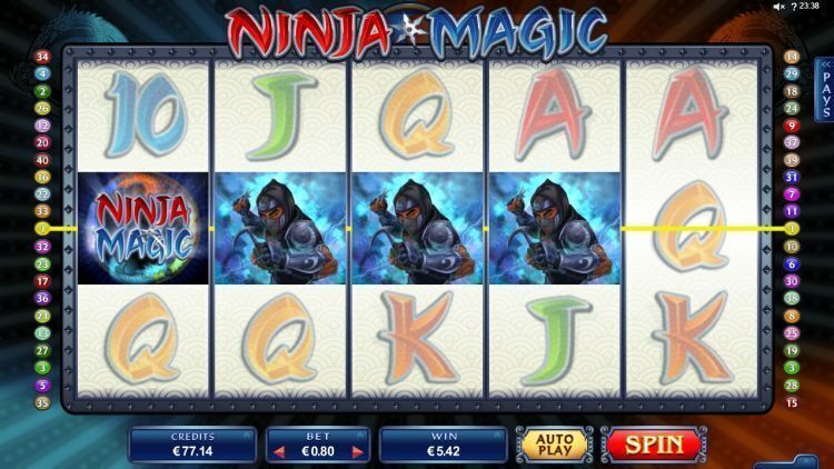 ninja-magic slot review microgaming