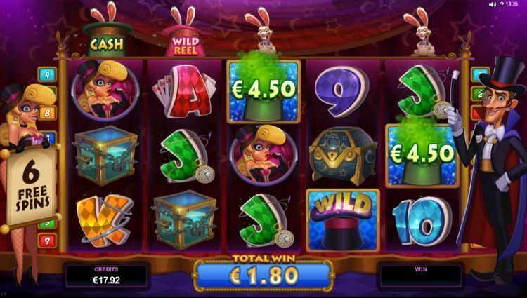 rabbit-in-the-hat slot review microgaming free spins