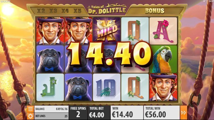 Tales of doctor dolittle slot review bonus