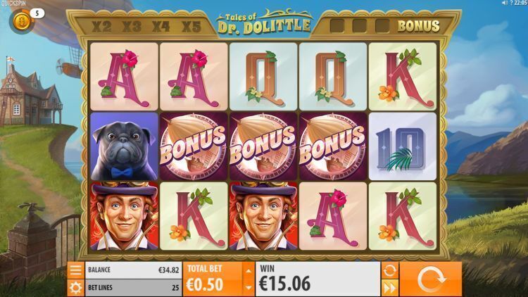 Tales of doctor dolittle slot review bonus trigger