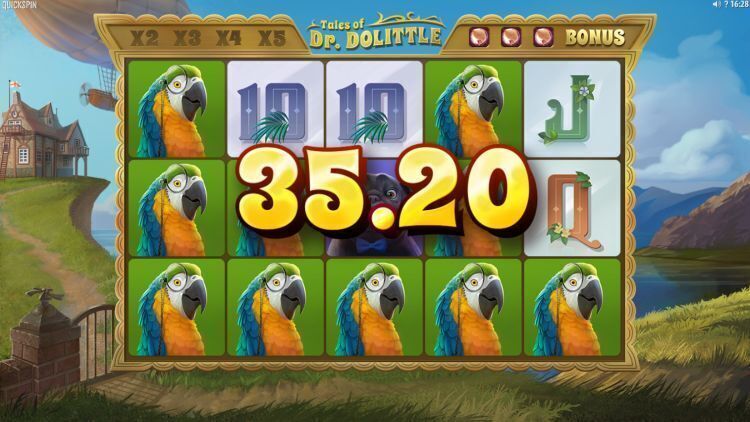 Tales of doctor dolittle slot review win