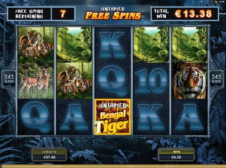 Untamed Bengal Tiger slot review microgaming