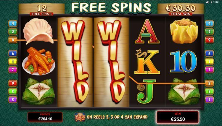 free spins win
