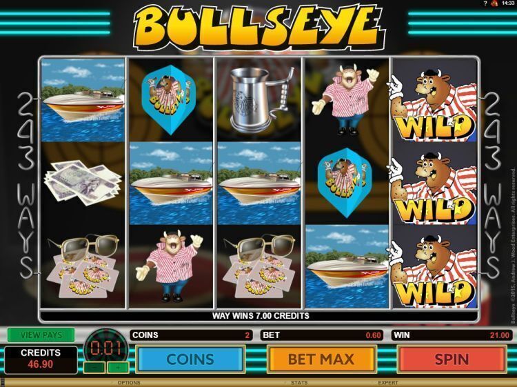 bullseye gokkast review microgaming big win