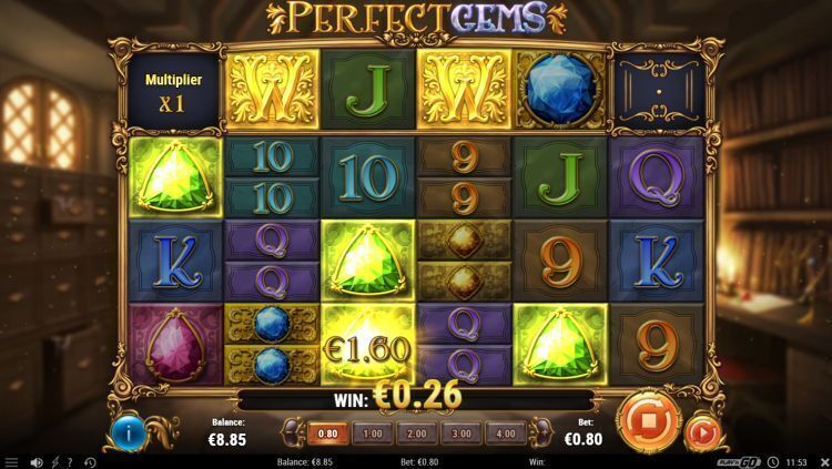 Perfect Gems slot review win