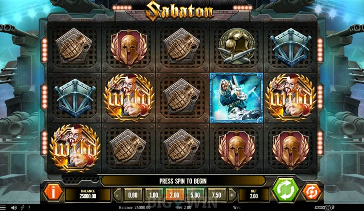 Sabaton slot review