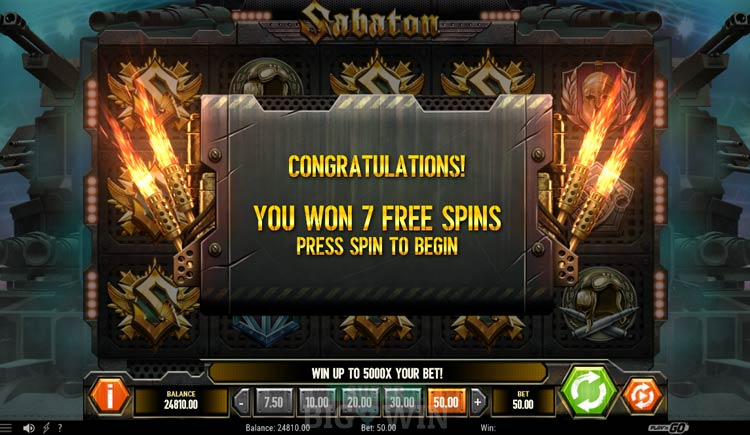 Sabaton slot