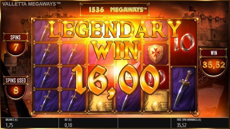 Valetta slot review free spins big win