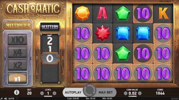 cash-o-matic gokkast review netent