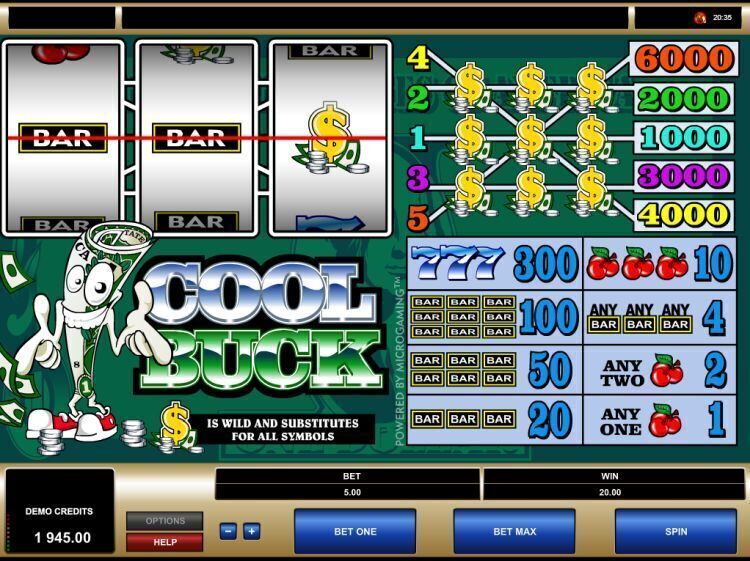 Cool buck gokkast microgaming review