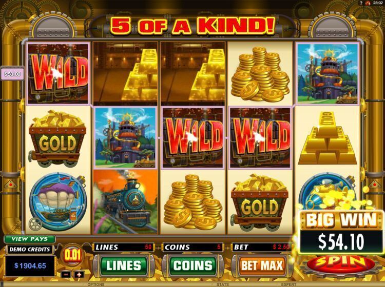 gold-factory gokkast review microgaming big win