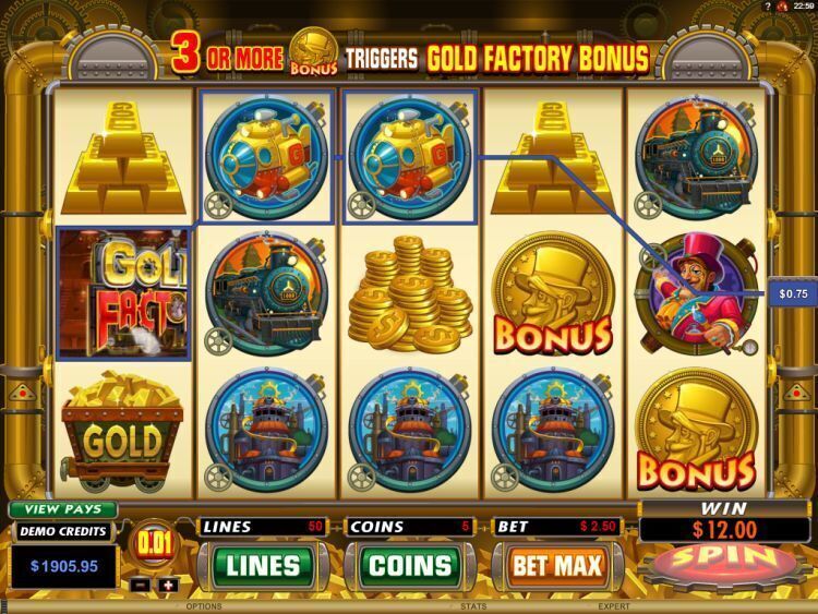gold-factory gokkast review microgaming win