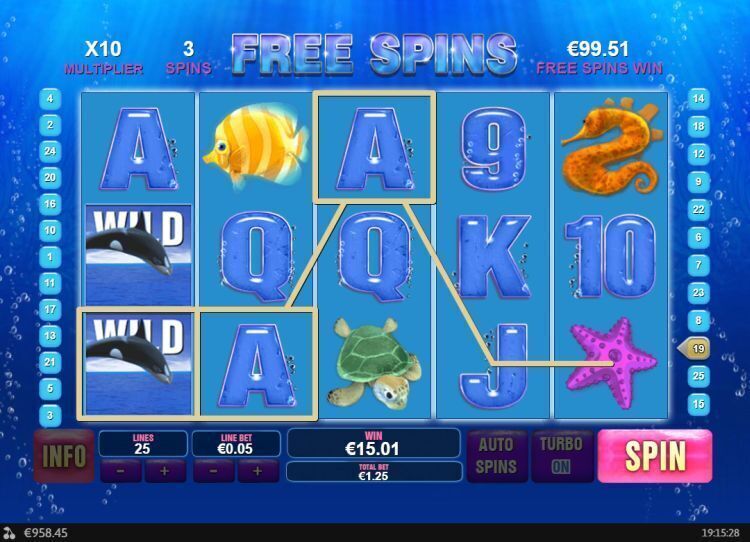 Great Blue slot review free spins