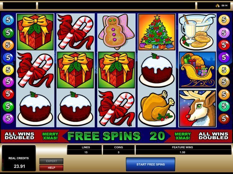 ho-ho-ho gokkast review microgaming bonus trigger