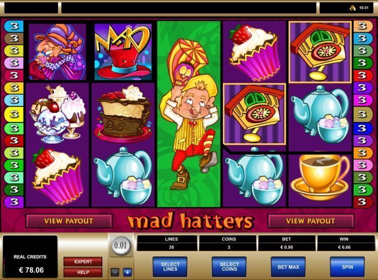 mad-hatters gokkast review microgaming win