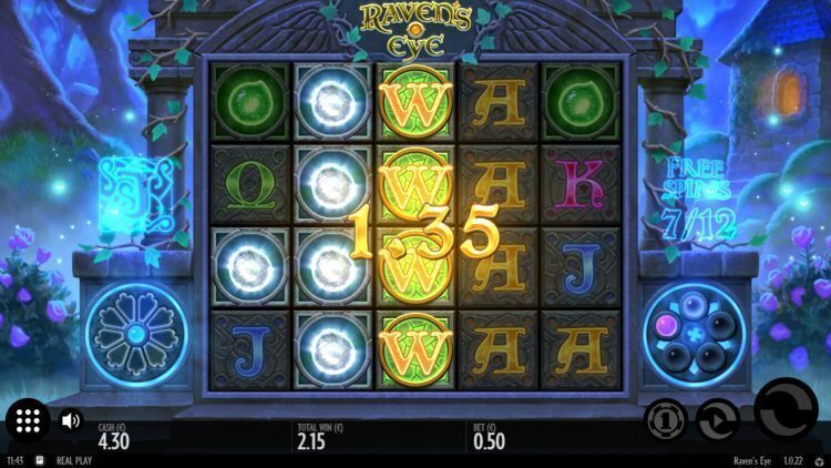 Raven's Eye slot review thunderkick bonus big win 2