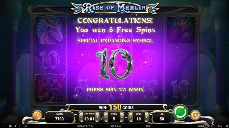 rise-of-merlin-slot review play n go bonus uitleg