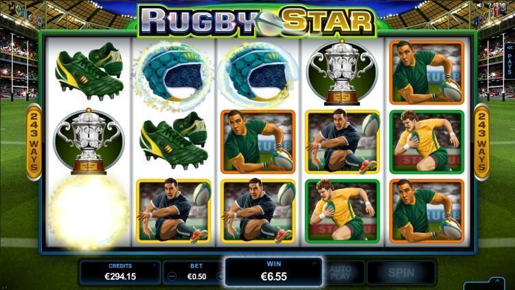 rugby-star video gokkast microgaming