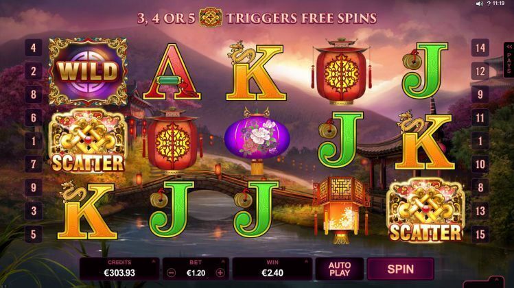 Serenity slot review Microgaming