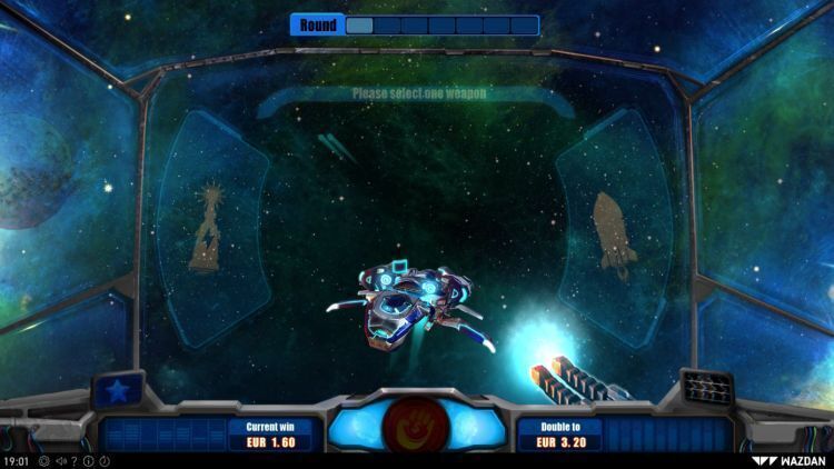 Space Spins slot review wazdan gamble feature