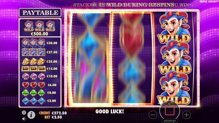 Triple Jokers slot review respin pragmatic play