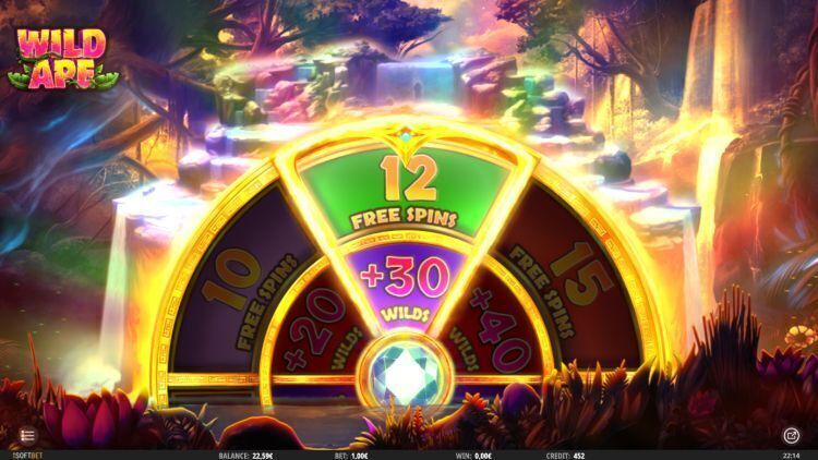 Wild Ape isoftbet slot review bonus wheel