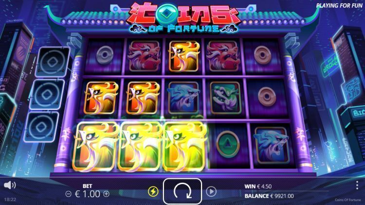 coins of fortune slot review win