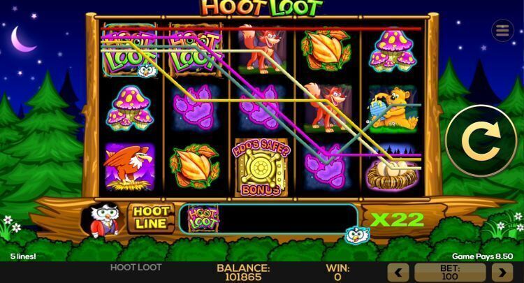 Hoot loot slot review high 5 games win