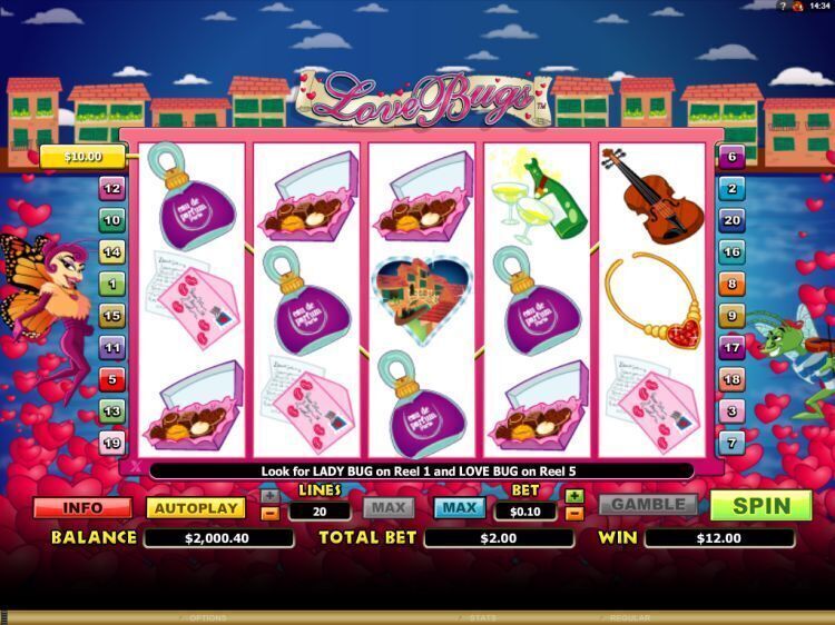 Love bugs slot review microgaming