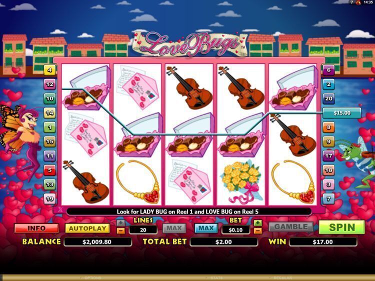 Love bugs slot review microgaming win