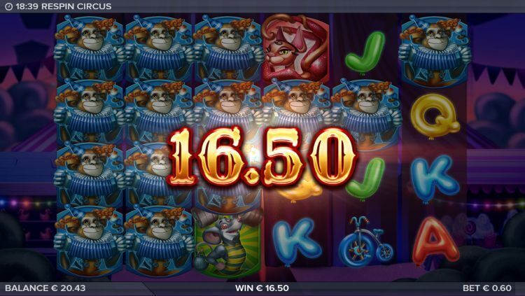 Respin circus slot review respin big win 2