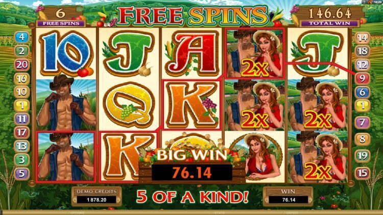 sweet harvest slot review microgaming bonus win