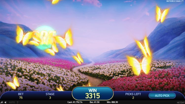 Butterfly Staxx 2 slot netent bonus 2