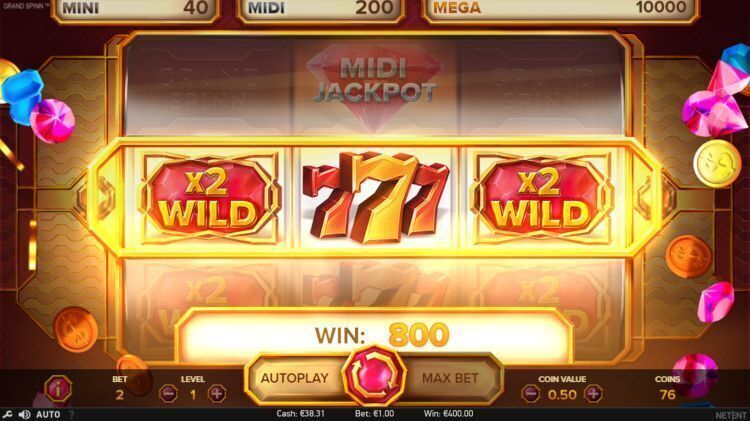 Grand Spinn slot review Netent mega win